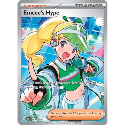 Emcee's Hype - 220/182 220 - SV10 Destined Rivals Holofoil