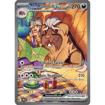 Arven's Mabosstiff ex - 235/182 235 - SV10 Destined Rivals Holofoil
