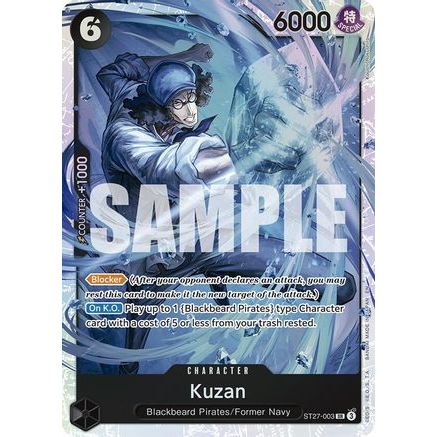 Kuzan (ST27-003) - Starter Deck 27: BLACK Marshall.D.Teach Foil