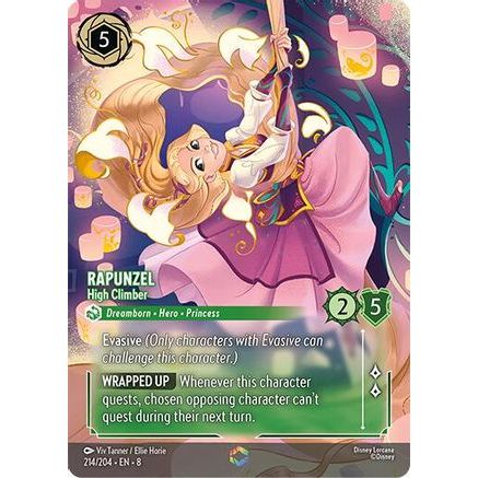 Rapunzel - High Climber (Enchanted) (214/204) - Reign of Jafar Holofoil