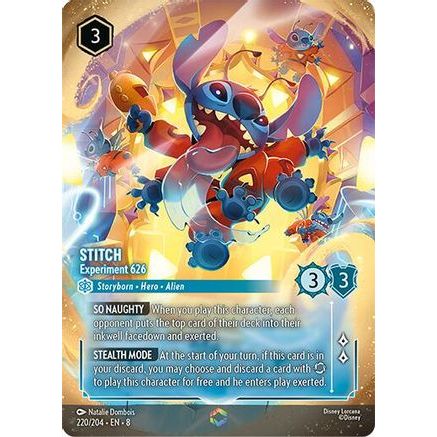 Stitch - Experiment 626 (Enchanted) (220/204) - Reign of Jafar Holofoil