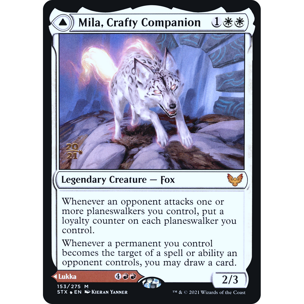 Mila, Crafty Companion (PRE-153) - Strixhaven: School of Mages Promos Foil