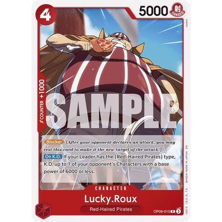 Lucky.Roux (Reprint) (OP09-015) - Starter Deck 23: RED Shanks