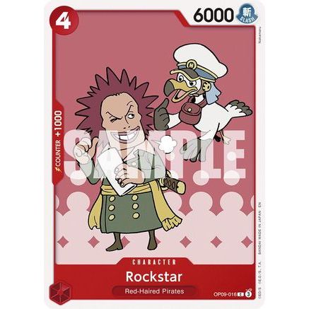 Rockstar (Reprint) (OP09-016) - Starter Deck 23: RED Shanks