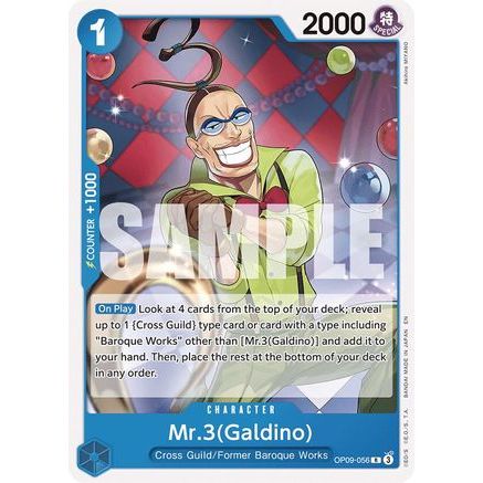 Mr.3(Galdino) (Reprint) (OP09-056) - Starter Deck 25: BLUE Buggy