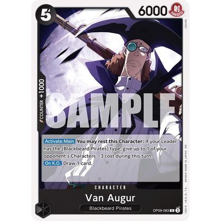 Van Augur (Reprint) (OP09-083) - Starter Deck 27: BLACK Marshall.D.Teach