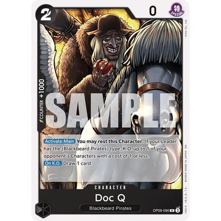 Doc Q (Reprint) (OP09-090) - Starter Deck 27: BLACK Marshall.D.Teach