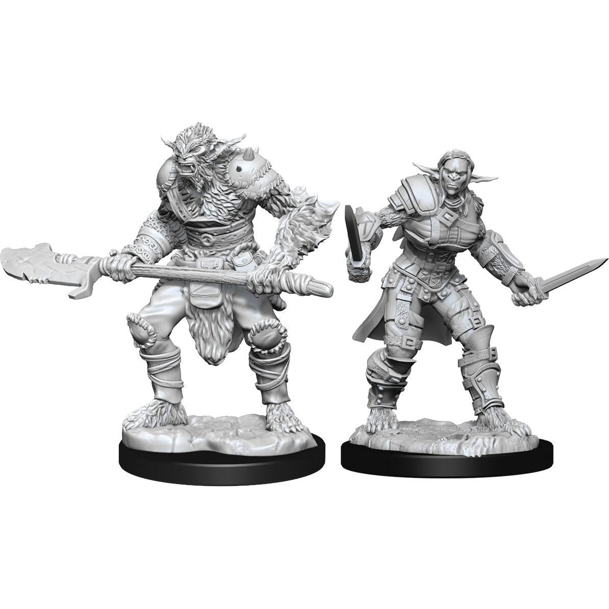 W15 Bugbear Barbarian & Rogue Miniatures