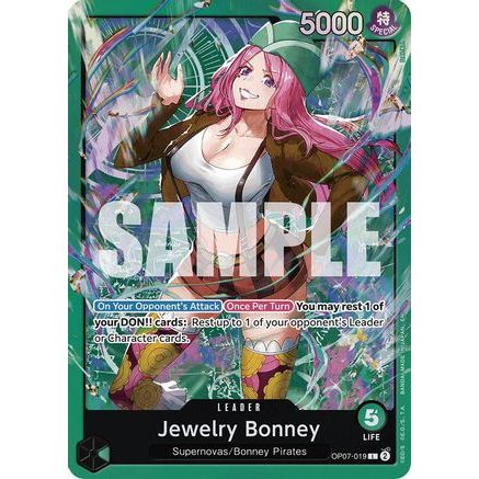 Jewelry Bonney (OP07-019) (OP07-019) - Starter Deck 24: GREEN Jewelry Bonney Foil