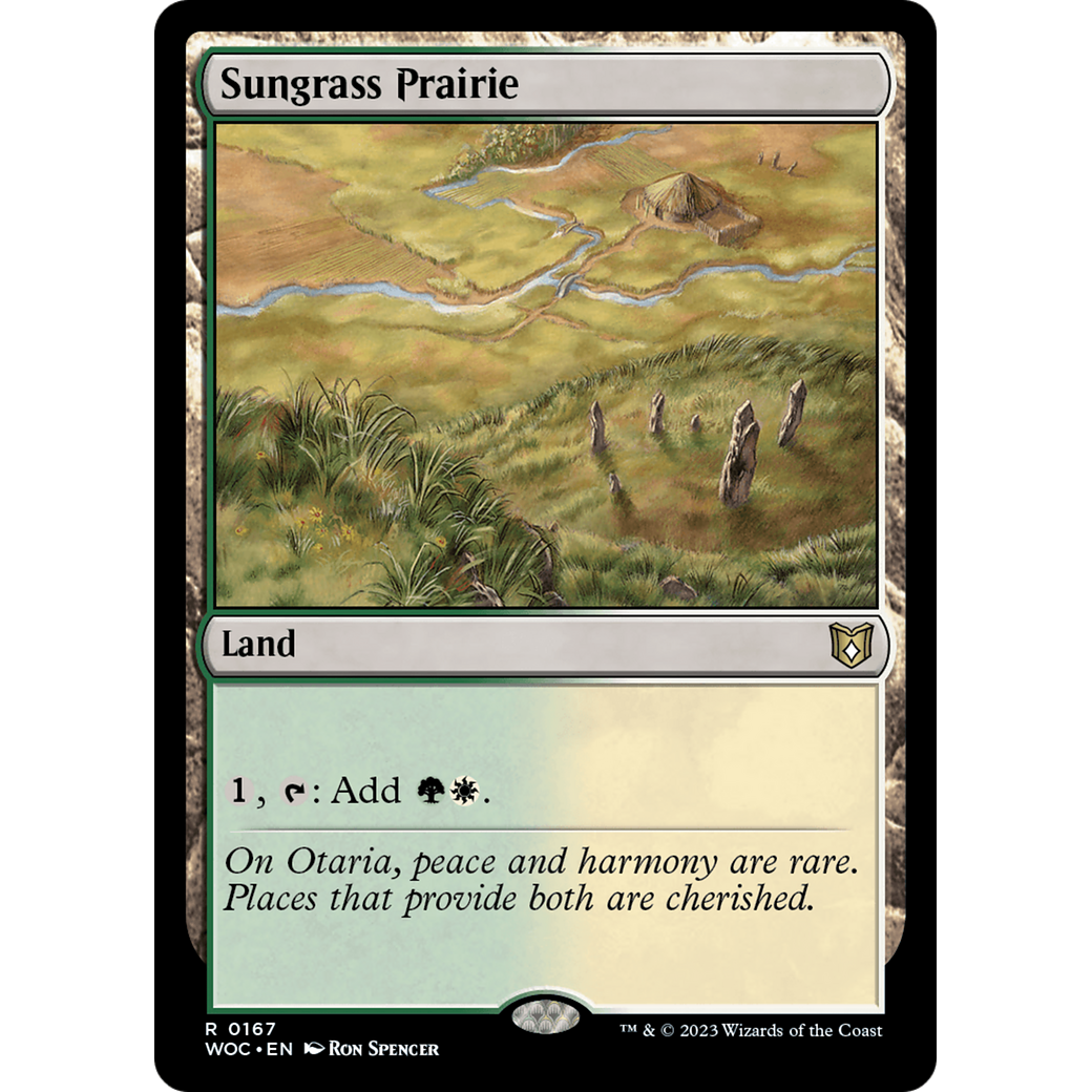 Sungrass Prairie (WOC-167) - Wilds of Eldraine Commander