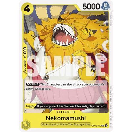 Nekomamushi (Reprint) (OP06-110) - Starter Deck 28: GREEN/YELLOW Yamato