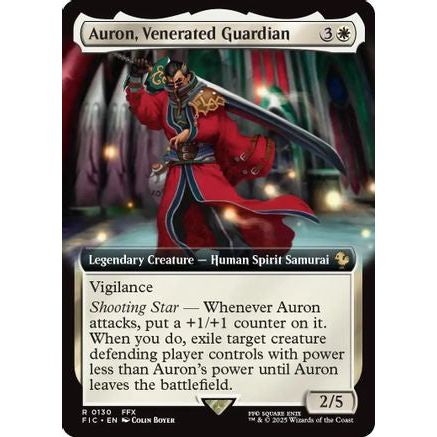 Auron, Venerated Guardian (Extended Art) (FIC-130) - Commander: FINAL FANTASY Foil