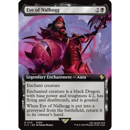 Eye of Nidhogg (Extended Art) (FIC-115) - Commander: FINAL FANTASY Foil