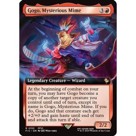 Gogo, Mysterious Mime (Extended Art) (FIC-153) - Commander: FINAL FANTASY Foil