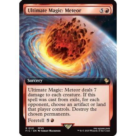 Ultimate Magic: Meteor (Extended Art) (FIC-121) - Commander: FINAL FANTASY Foil