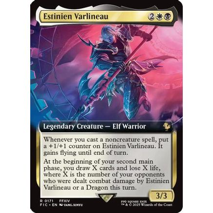 Estinien Varlineau (Extended Art) (FIC-171) - Commander: FINAL FANTASY Foil