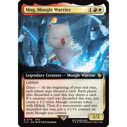 Mog, Moogle Warrior (Extended Art) (FIC-179) - Commander: FINAL FANTASY Foil