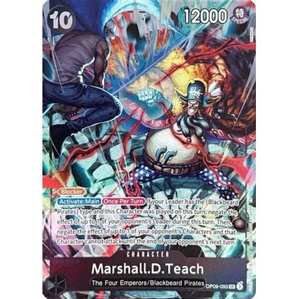 Marshall.D.Teach (093) (English Version 2nd Anniversary Set) (OP09-093) - One Piece Promotion Cards Foil