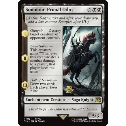 Summon: Primal Odin (PRE-121) - Prerelease Cards Foil