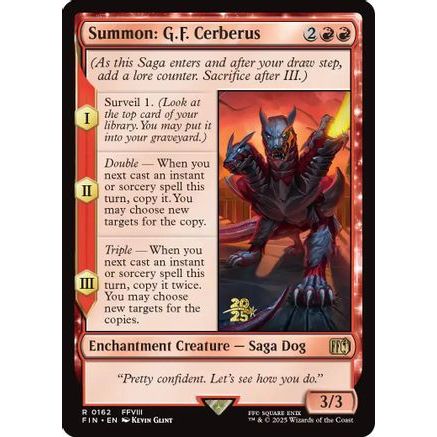 Summon: G.F. Cerberus (PRE-162) - Prerelease Cards Foil
