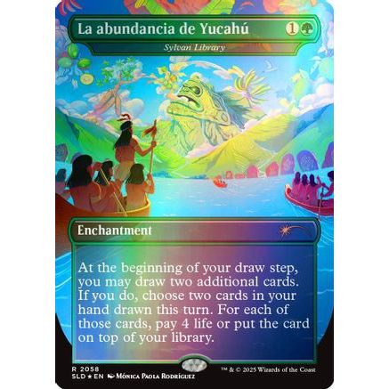 La abundancia de Yucahú - Sylvan Library (Rainbow Foil) (SLD-2058) - Secret Lair Drop Series Foil
