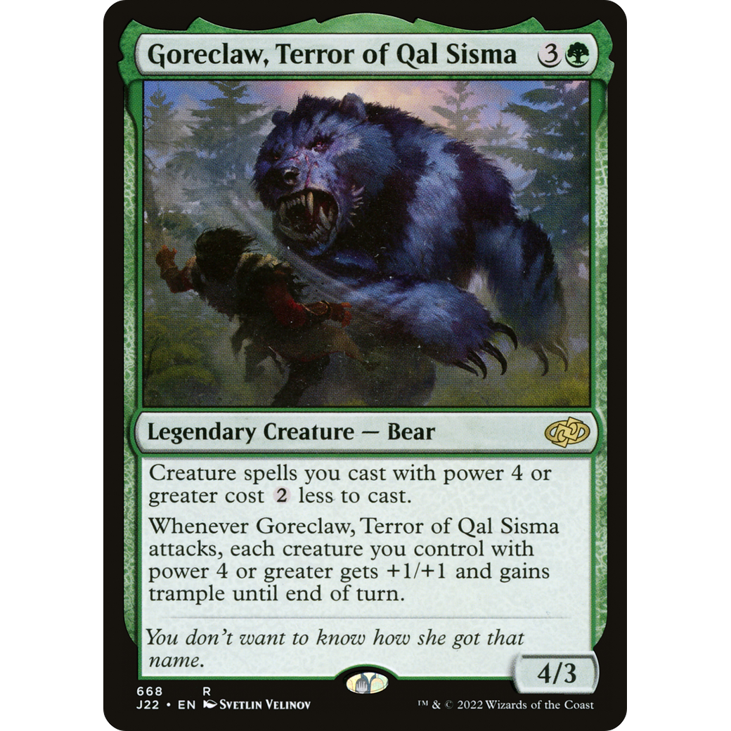 Goreclaw, Terror of Qal Sisma (J22-668) - Jumpstart 2022