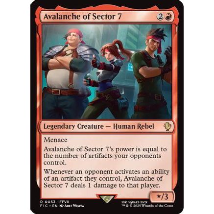 Avalanche of Sector 7 (Surge Foil) (FIC-053) - Commander: FINAL FANTASY Foil