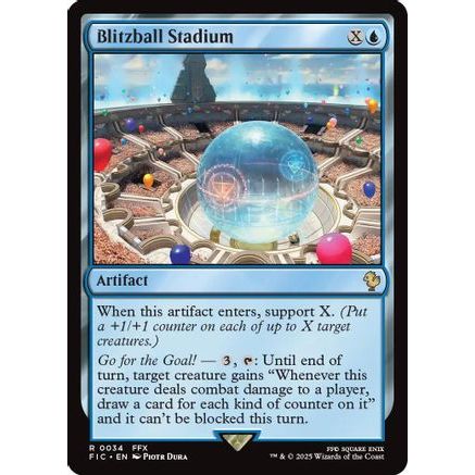 Blitzball Stadium (Surge Foil) (FIC-034) - Commander: FINAL FANTASY Foil