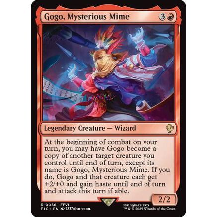 Gogo, Mysterious Mime (Surge Foil) (FIC-056) - Commander: FINAL FANTASY Foil