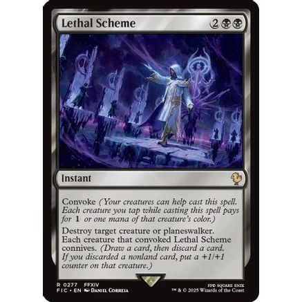 Lethal Scheme (Surge Foil) (FIC-277) - Commander: FINAL FANTASY Foil