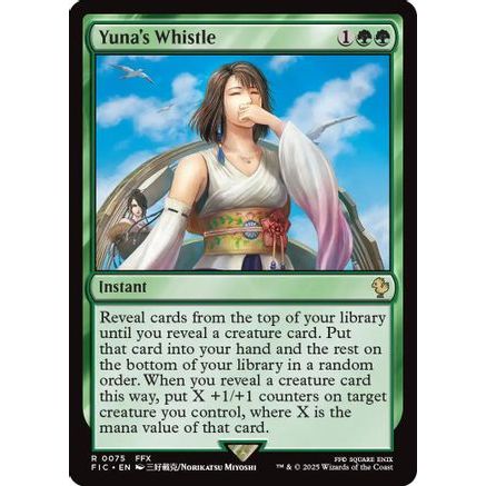 Yuna's Whistle (Surge Foil) (FIC-075) - Commander: FINAL FANTASY Foil