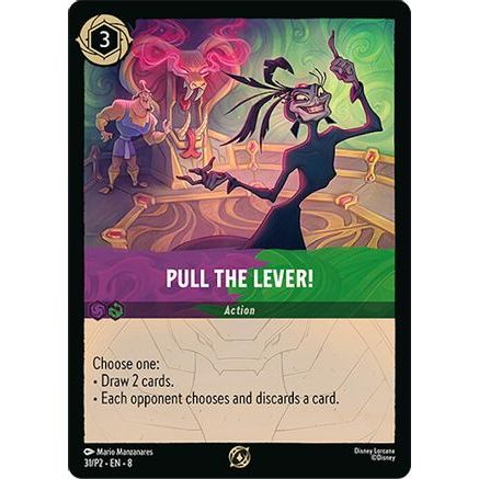 Pull the Lever! (31/P2) - Disney Lorcana Promo Cards Cold Foil