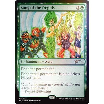 Song of the Dryads (2027) (Rainbow Foil) (SLD-2027) - Secret Lair Drop Series Foil
