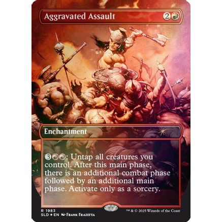 Aggravated Assault (1983) (Rainbow Foil) (SLD-1983) - Secret Lair Drop Series Foil