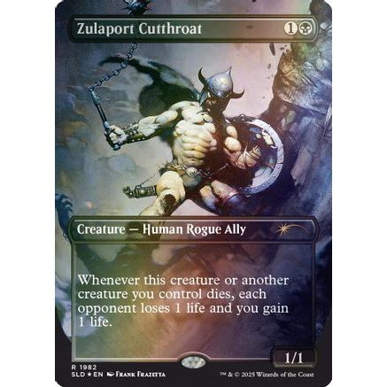 Zulaport Cutthroat (1982) (Rainbow Foil) (SLD-1982) - Secret Lair Drop Series Foil