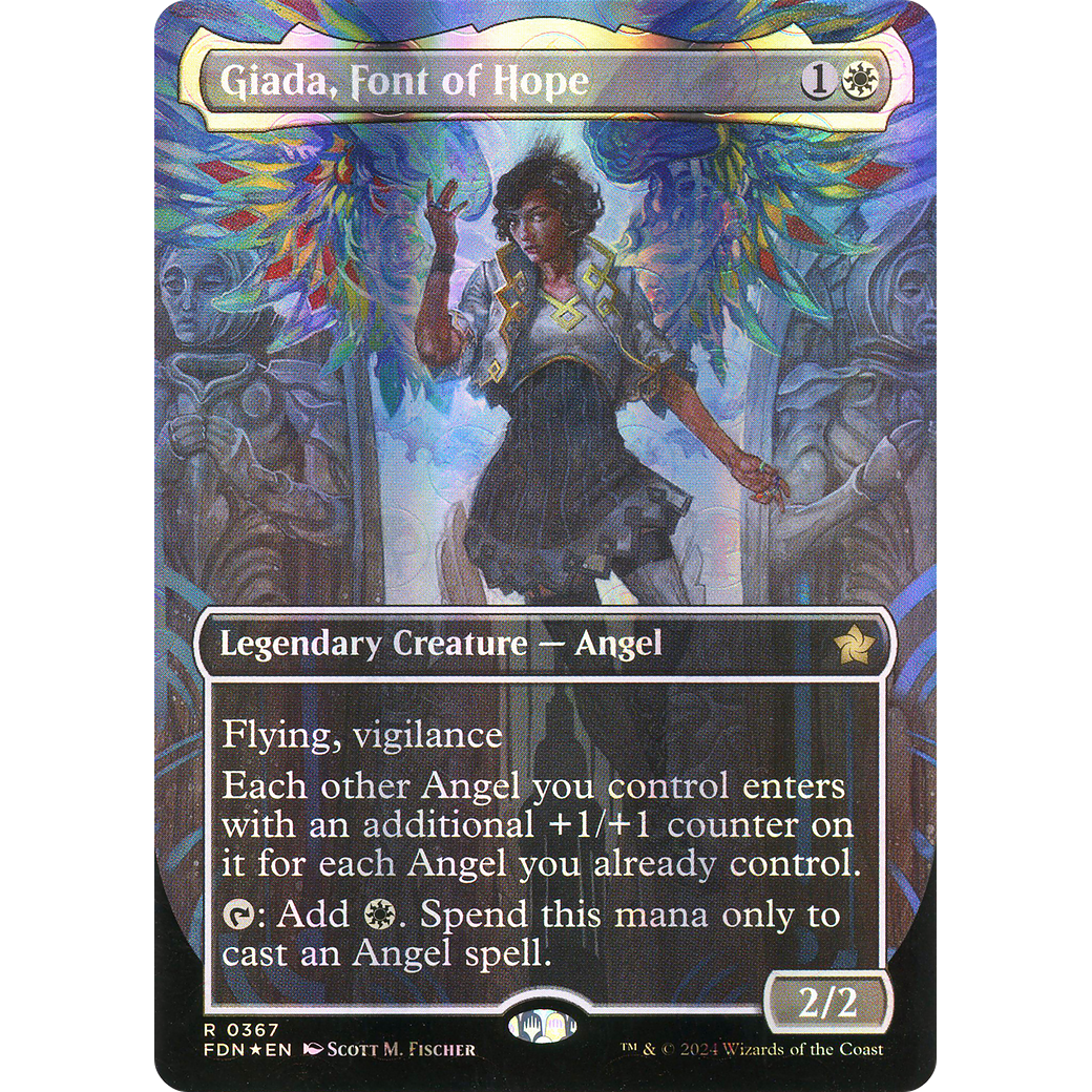 Giada, Font of Hope (FDN-367) - Foundations (Borderless) Foil