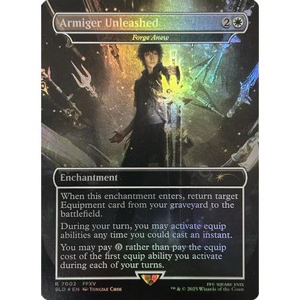 Armiger Unleashed - Forge Anew (Rainbow Foil) (SLD-7002) - Secret Lair Drop Series Foil