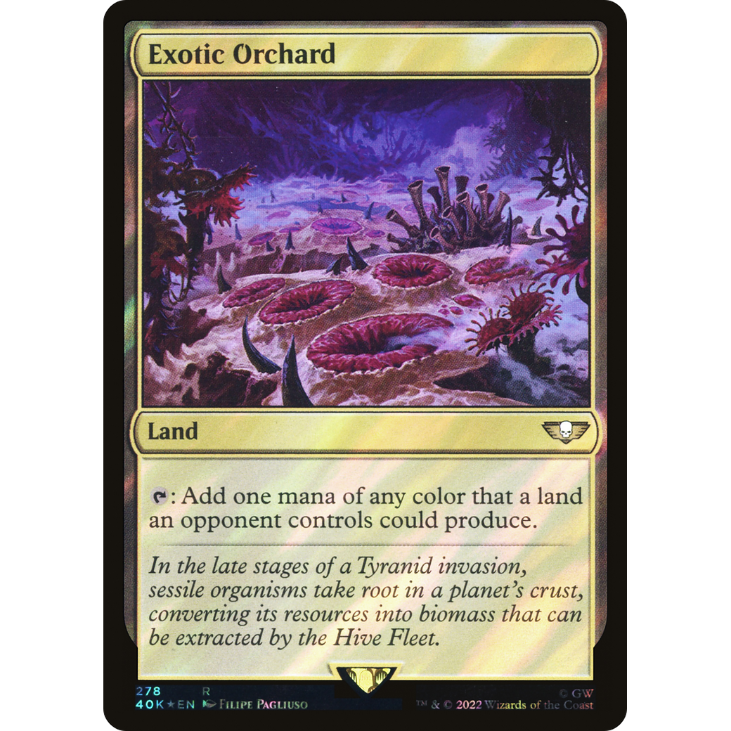 Exotic Orchard (40K-278) - Warhammer 40,000 Commander Foil
