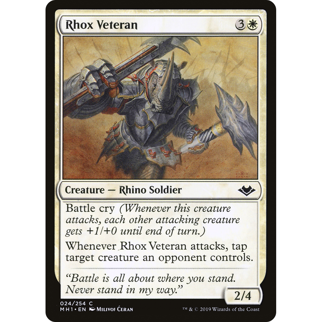 Rhox Veteran (MH1-024) - Modern Horizons