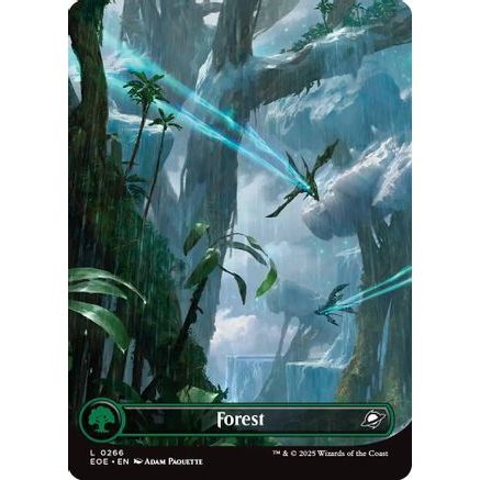 Forest (0266) (Borderless) (EOE-266) - Edge of Eternities Foil