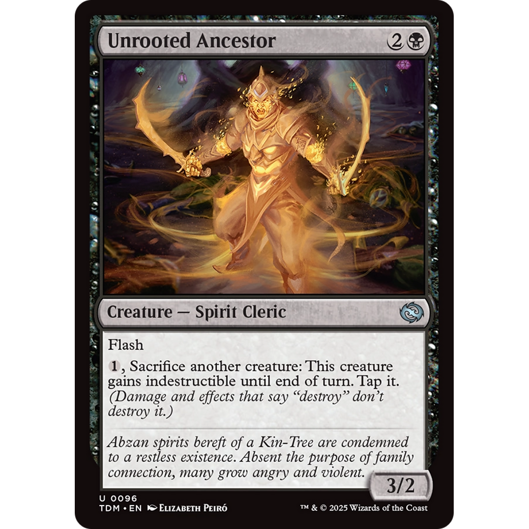 Unrooted Ancestor (TDM-096) - Tarkir: Dragonstorm Foil