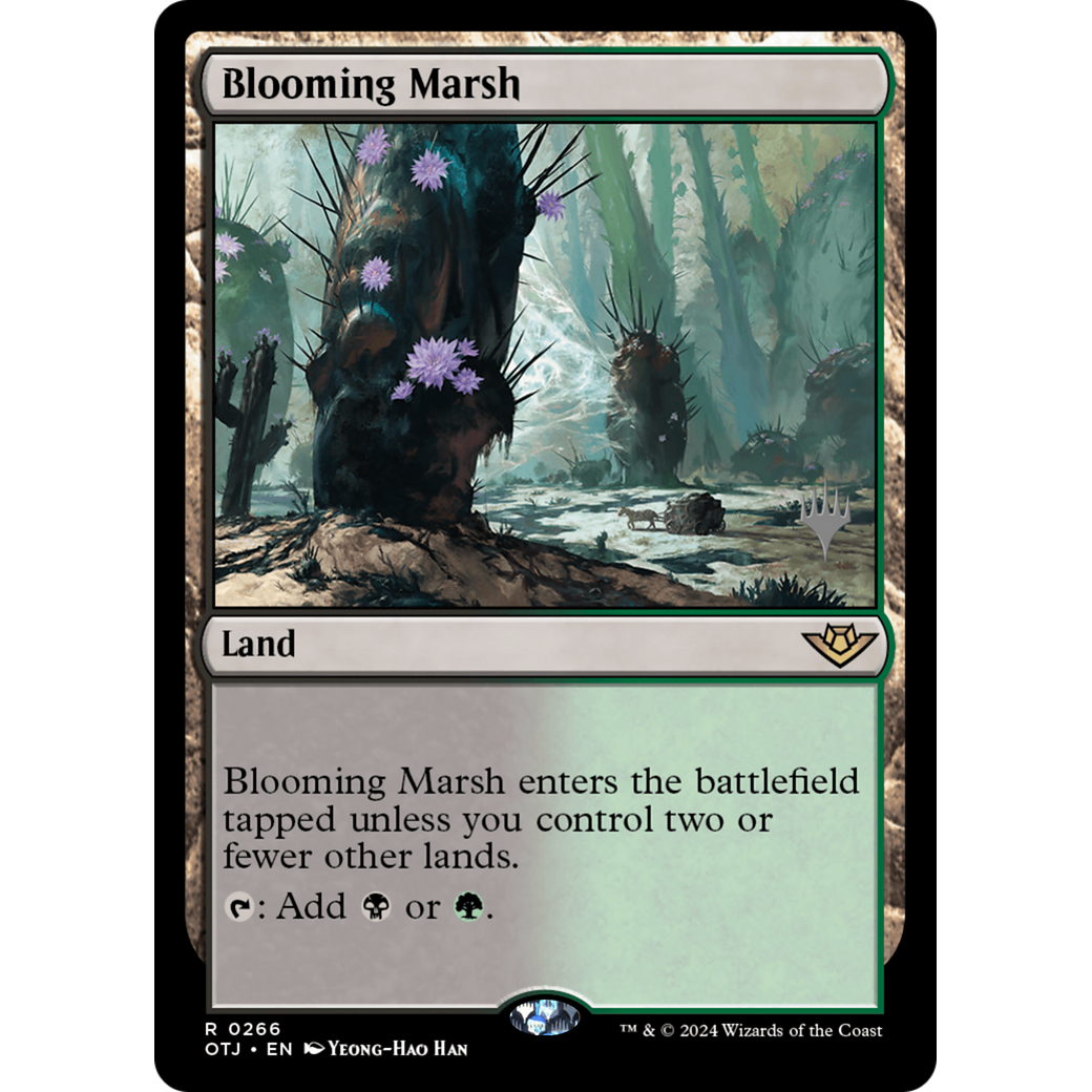 Blooming Marsh (PPOTJ-266P) - Outlaws of Thunder Junction Promos