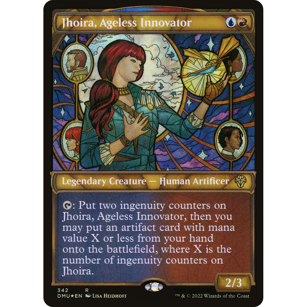 Jhoira, Ageless Innovator (Textured Foil) (DMU-342) - Dominaria United: (Showcase) Foil