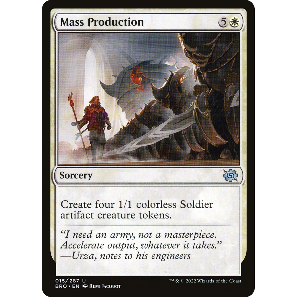 Mass Production (BRO-015) - The Brothers' War Foil