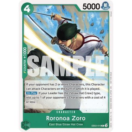Roronoa Zoro (Tournament Pack 2025 Vol. 3) (EB02-019) - One Piece Promotion Cards