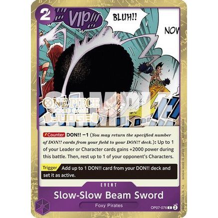 Slow-Slow Beam Sword (Judge Pack Vol. 6) (OP07-076) - One Piece Promotion Cards Foil