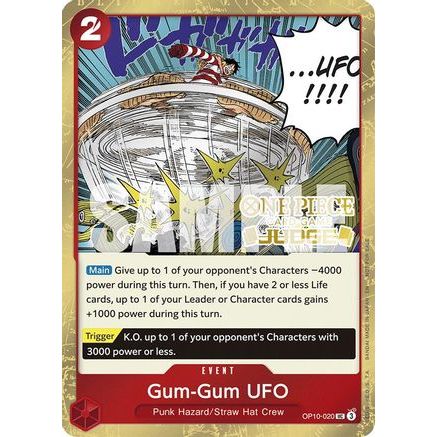 Gum-Gum UFO (Judge Pack Vol. 6) (OP10-020) - One Piece Promotion Cards Foil
