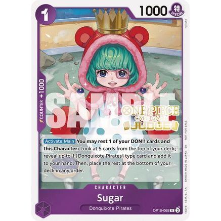 Sugar (Judge Pack Vol. 6) (OP10-065) - One Piece Promotion Cards Foil