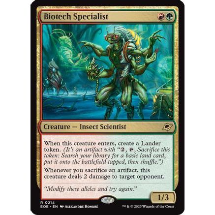 Biotech Specialist (EOE-214) - Edge of Eternities