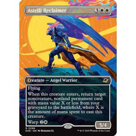 Astelli Reclaimer (Borderless) (EOE-288) - Edge of Eternities Foil